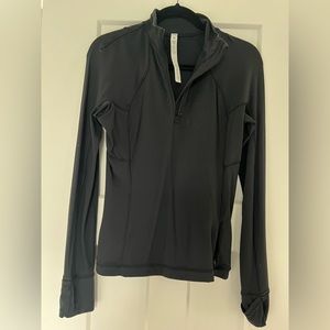 Lululemon It’s Rulu Run Half Zip in black